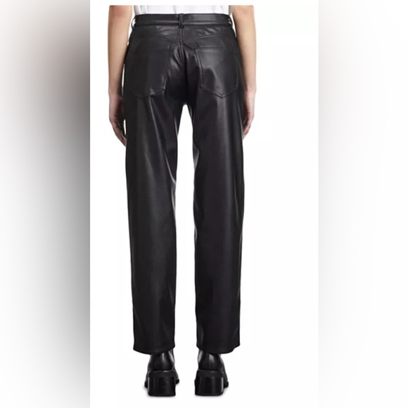 NWT The Kooples Coated Faux Leather Straight Leg - Picture 3 of 11